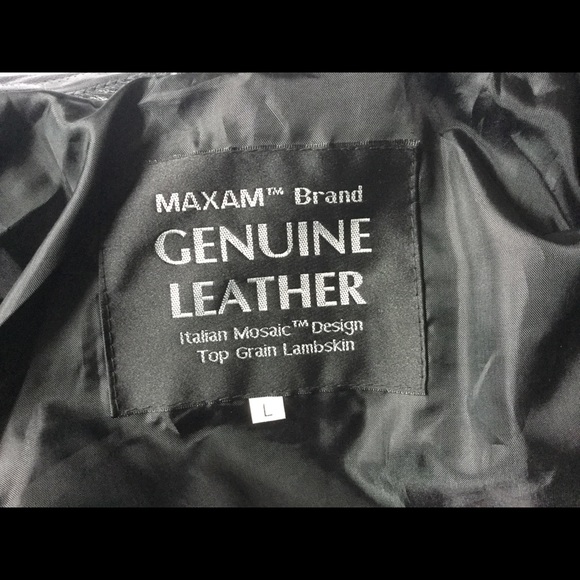MAXAM BRAND GENUINE LEATHER JACKET - Picture 6 of 8